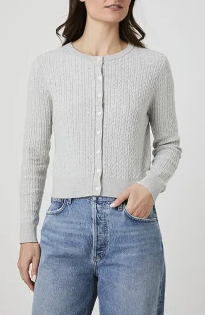 French Connection Cable Stitch Cardigan In Animal Print
