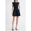 French Connection Multi Seam Sateen Mini Dress