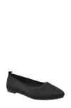 French Connection Caputo Pointed Toe Flat In Black