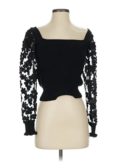 Pre-owned French Connection Cardigan Sweater In Black