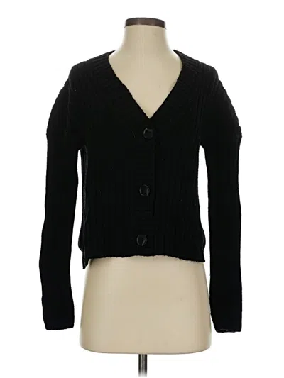Pre-owned French Connection Cardigan Sweater In Black