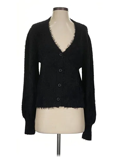 Pre-owned French Connection Cardigan Sweater In Black