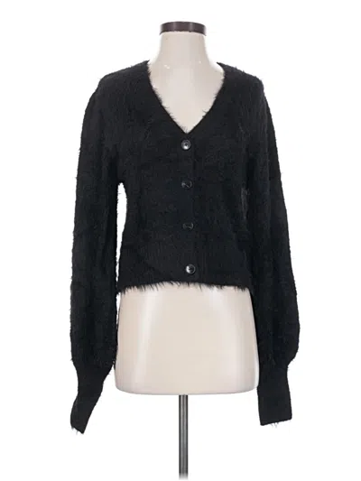 Pre-owned French Connection Cardigan Sweater In Black