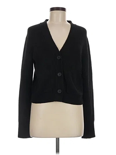 Pre-owned French Connection Cardigan Sweater In Black