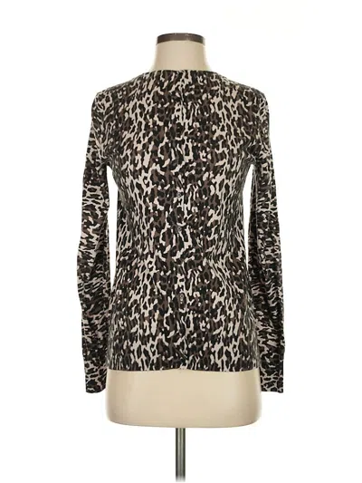 Pre-owned French Connection Cardigan Sweater In Brown