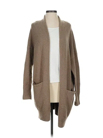 Pre-owned French Connection Cardigan Sweater In Brown