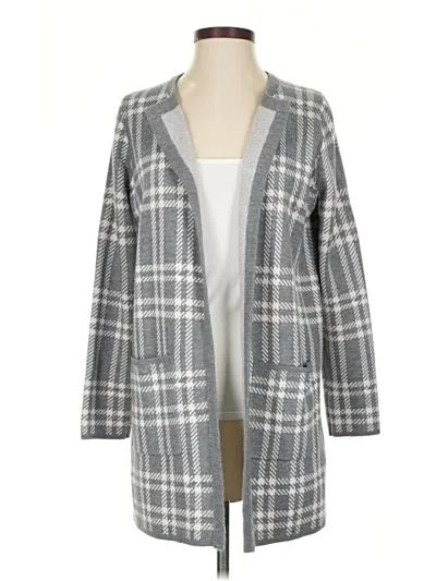 Pre-owned French Connection Cardigan Sweater In Gray