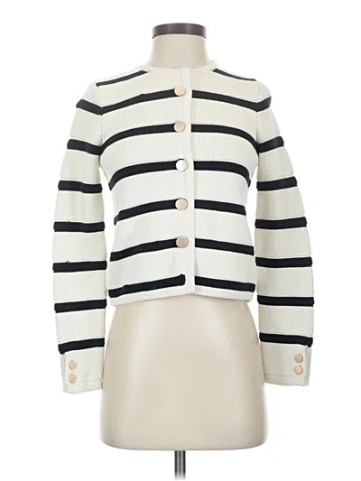 Pre-owned French Connection Cardigan Sweater In Ivory