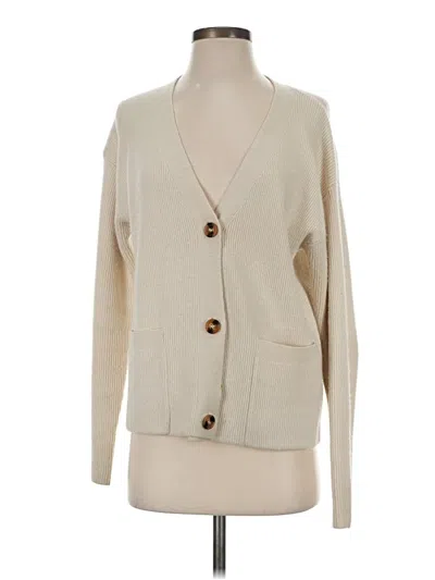 Pre-owned French Connection Cardigan Sweater In Ivory