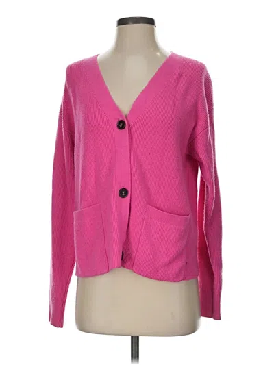 Pre-owned French Connection Cardigan Sweater In Pink