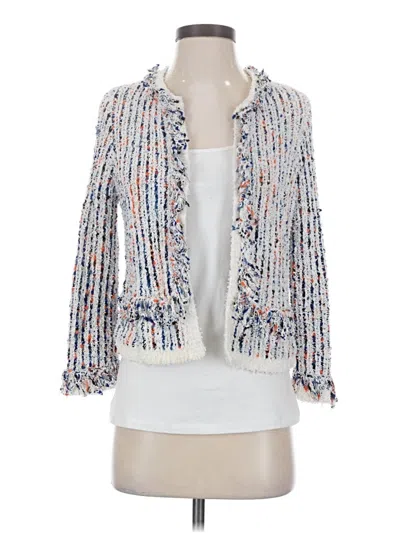 Pre-owned French Connection Cardigan Sweater In White