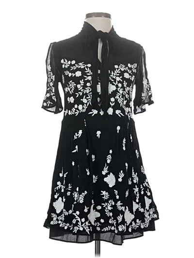 Pre-owned French Connection Casual Dress In Black