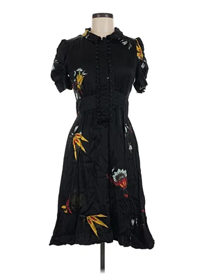 Pre-owned French Connection Casual Dress In Black