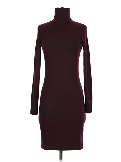 Pre-owned French Connection Casual Dress In Burgundy