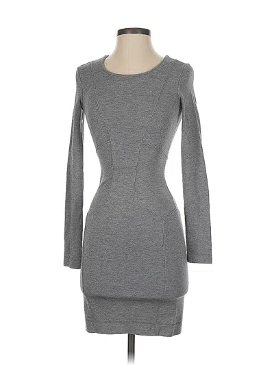 Pre-owned French Connection Casual Dress In Gray