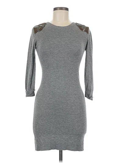 Pre-owned French Connection Casual Dress In Gray