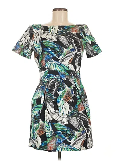 Pre-owned French Connection Casual Dress In Green