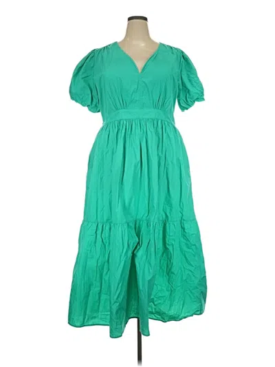 Pre-owned French Connection Casual Dress In Green
