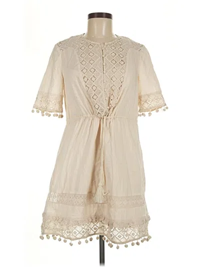 Pre-owned French Connection Casual Dress In Ivory