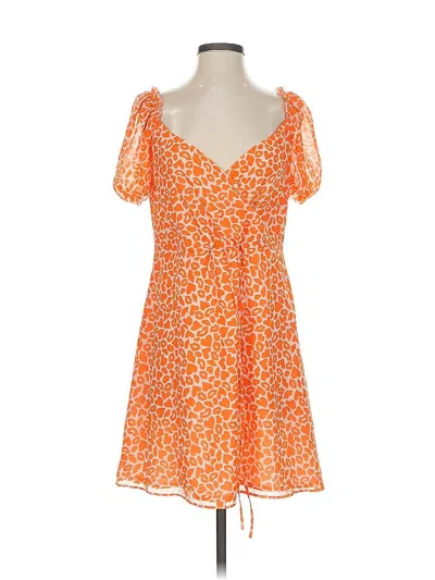 Pre-owned French Connection Casual Dress In Orange
