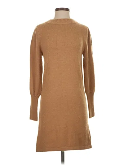 Pre-owned French Connection Casual Dress In Tan