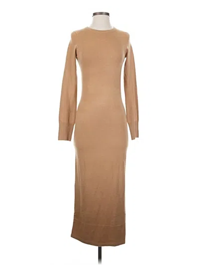 Pre-owned French Connection Casual Dress In Tan