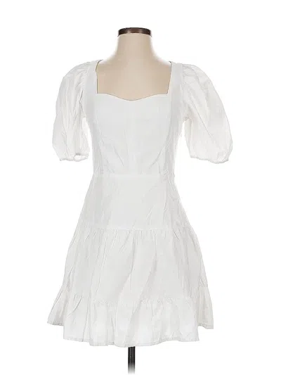 French Connection Casual Dress In White