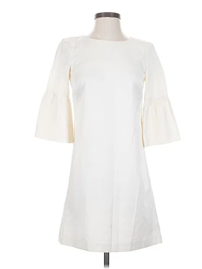 Pre-owned French Connection Casual Dress In White