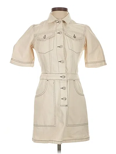 Pre-owned French Connection Casual Dress In White