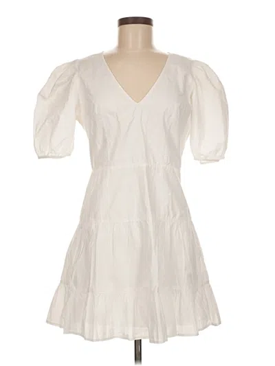 Pre-owned French Connection Casual Dress In White
