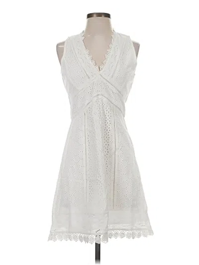 Pre-owned French Connection Casual Dress In White