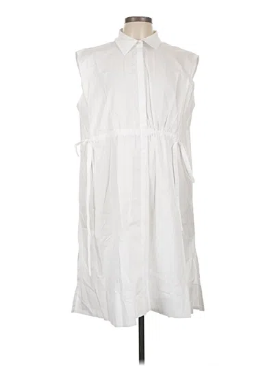 French Connection Casual Dress In White