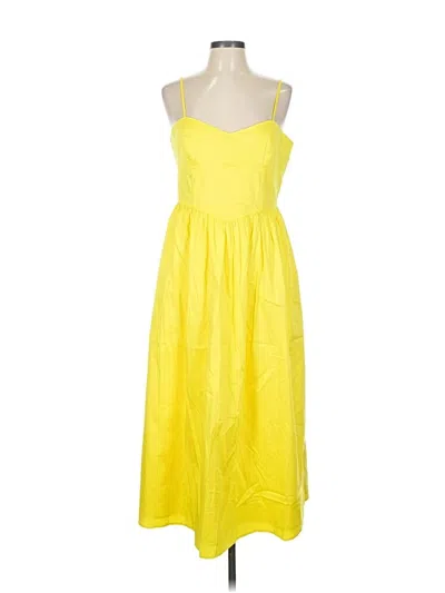 French Connection Casual Dress In Yellow