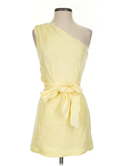 Pre-owned French Connection Casual Dress In Yellow