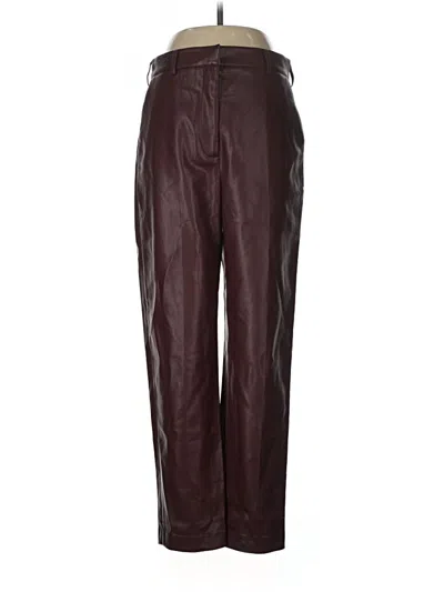 Pre-owned French Connection Casual Pants In Burgundy