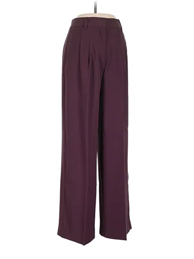 Pre-owned French Connection Casual Pants In Burgundy