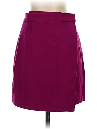Pre-owned French Connection Casual Skirt In Burgundy