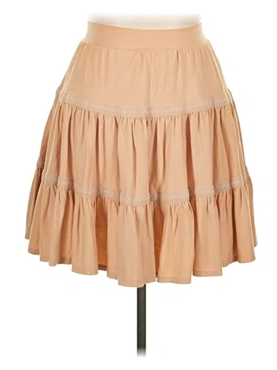 Pre-owned French Connection Casual Skirt In Tan
