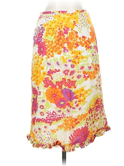 Pre-owned French Connection Casual Skirt In Yellow