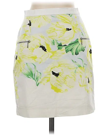 Pre-owned French Connection Casual Skirt In Yellow