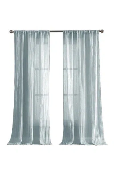 French Connection Charter Crushed Set Of 2 Curtain Panels In Gray