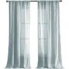 French Connection Charter Crushed Set Of 2 Curtain Panels In Aqua