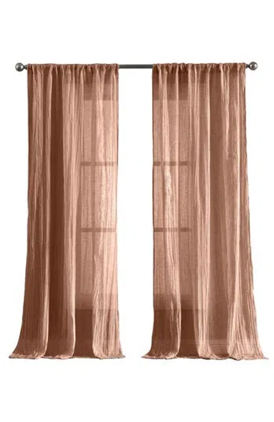 French Connection Charter Crushed Set Of 2 Curtain Panels In Neutral