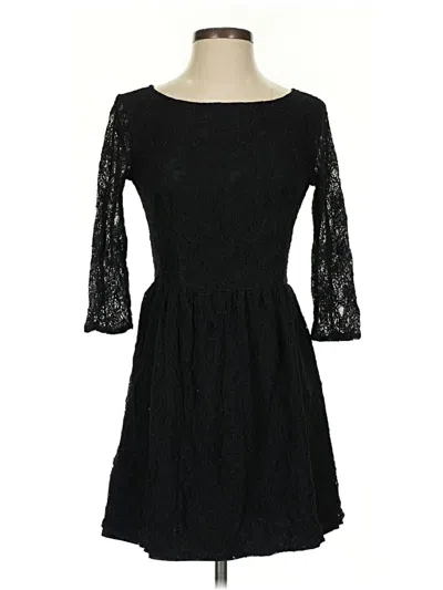 Pre-owned French Connection Cocktail Dress In Black