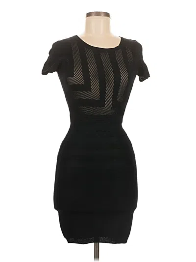 Pre-owned French Connection Cocktail Dress In Black