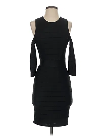 Pre-owned French Connection Cocktail Dress In Black