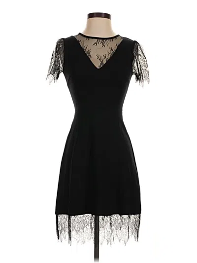 Pre-owned French Connection Cocktail Dress In Black