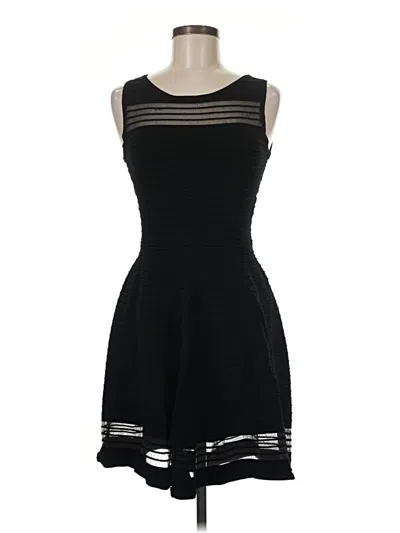 Pre-owned French Connection Cocktail Dress In Black