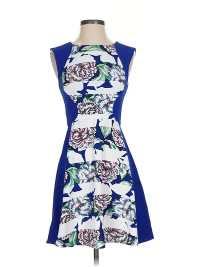Pre-owned French Connection Cocktail Dress In Blue