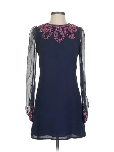Pre-owned French Connection Cocktail Dress In Blue